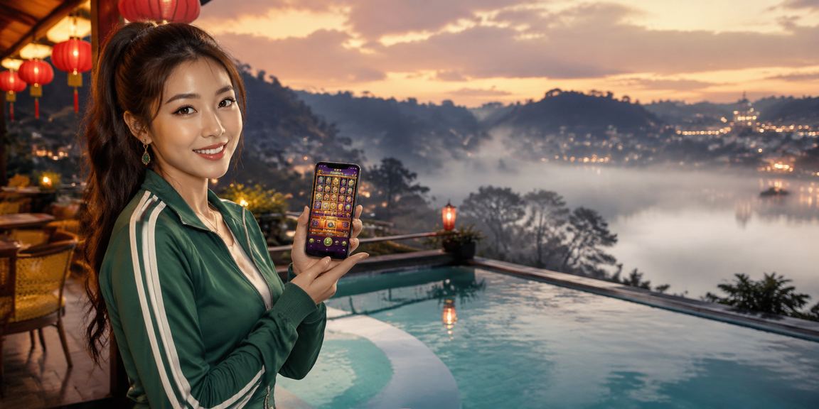 Người chơi tại Đà Lạt sử dụng điện thoại tham gia lễ hội slot game và giao dịch trực tuyến